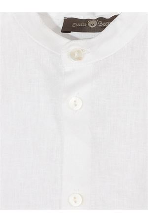 Camicia in cotone e lino bianco LITTLE BEAR KIDS | 3250BIANCO